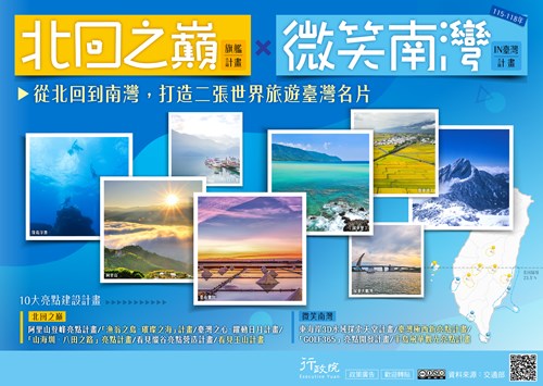 北回之巔旗艦計畫*微笑南灣in臺灣計畫:從北回到南灣，打造二張世界旅遊臺灣名片